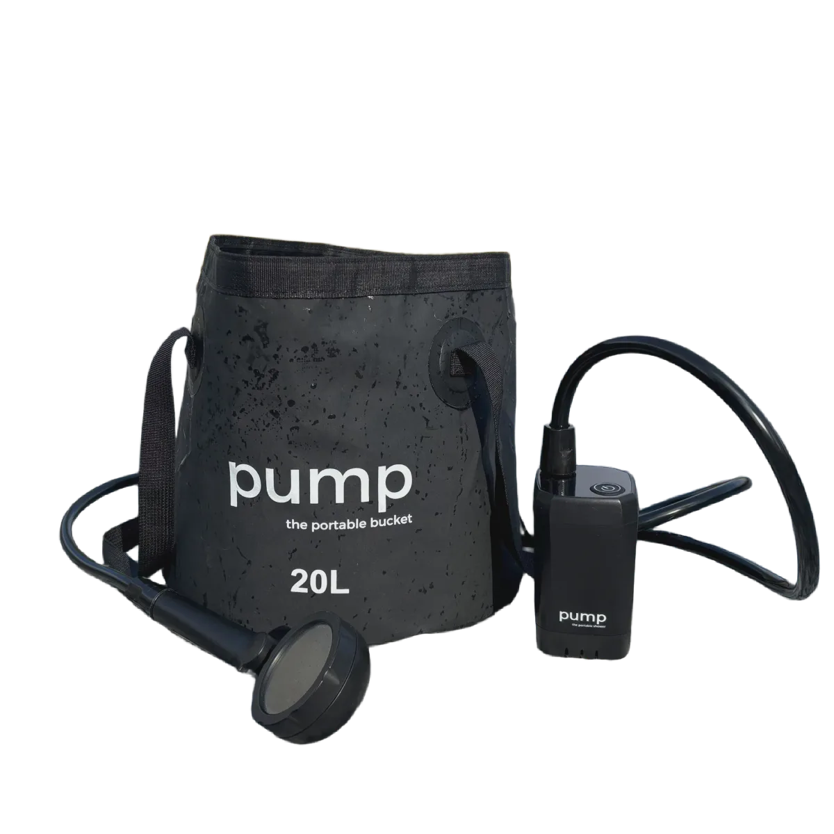 Portabel dusch från pump